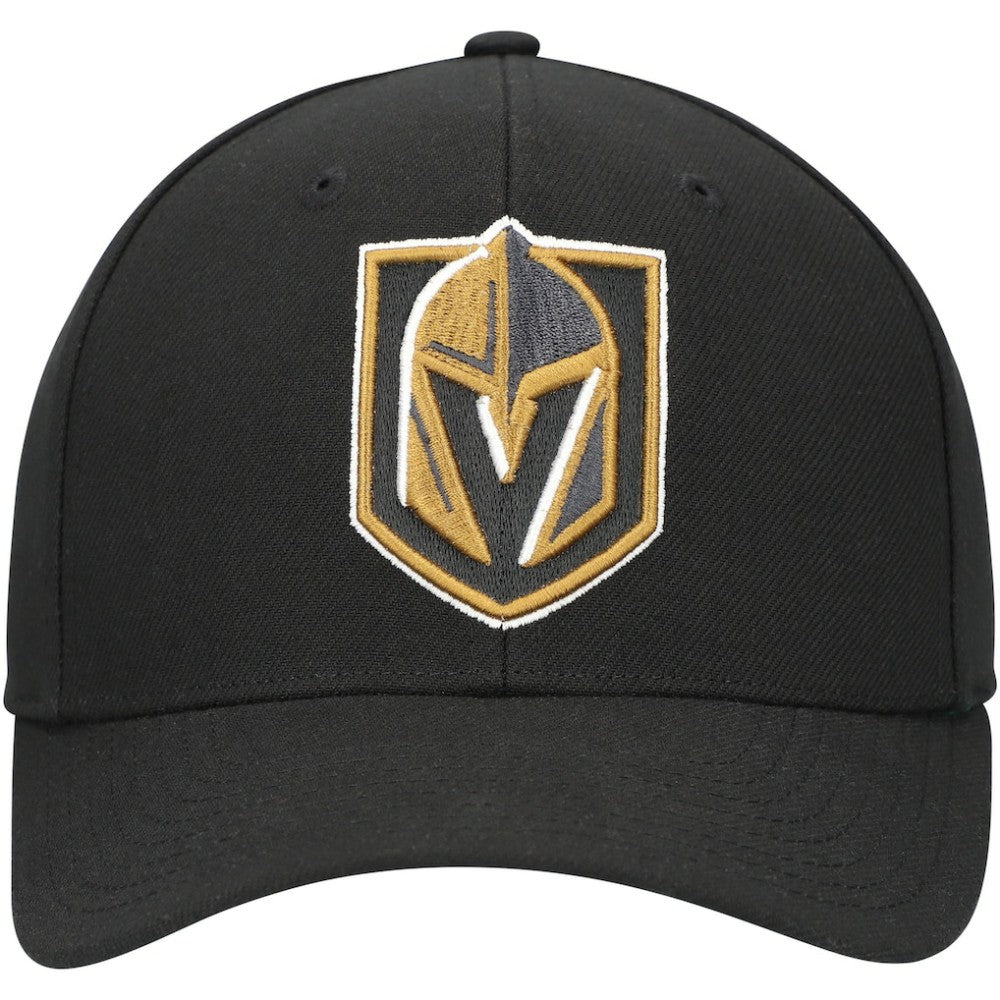 Vegas Golden Knights Mitchell & Ness Team Ground Pro Adjustable Hat Black