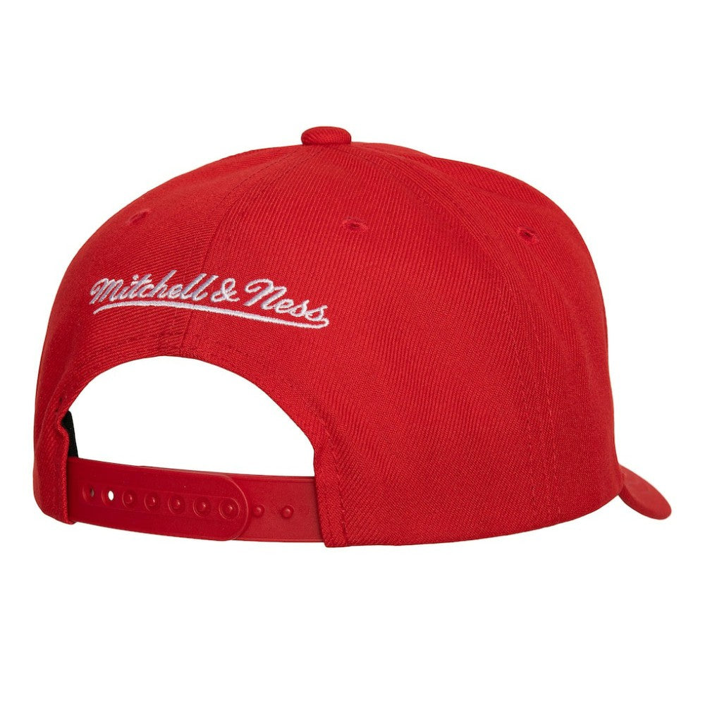 New Jersey Devils Mitchell & Ness Team Ground Pro Adjustable Hat Red