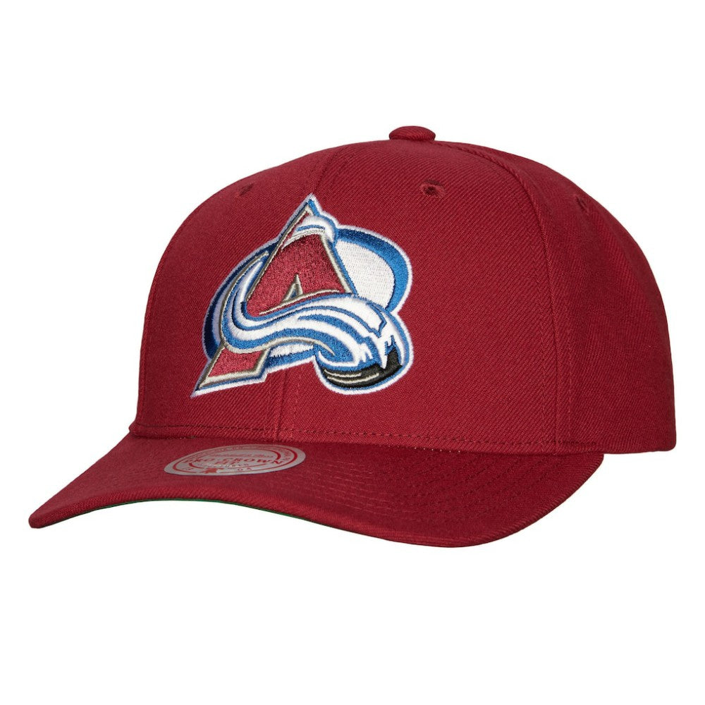 Colorado Avalanche Mitchell & Ness Team Ground Pro Adjustable Hat Burgundy