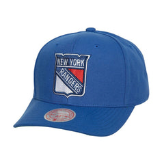New York Rangers Mitchell & Ness Team Ground Pro Adjustable Hat Blue