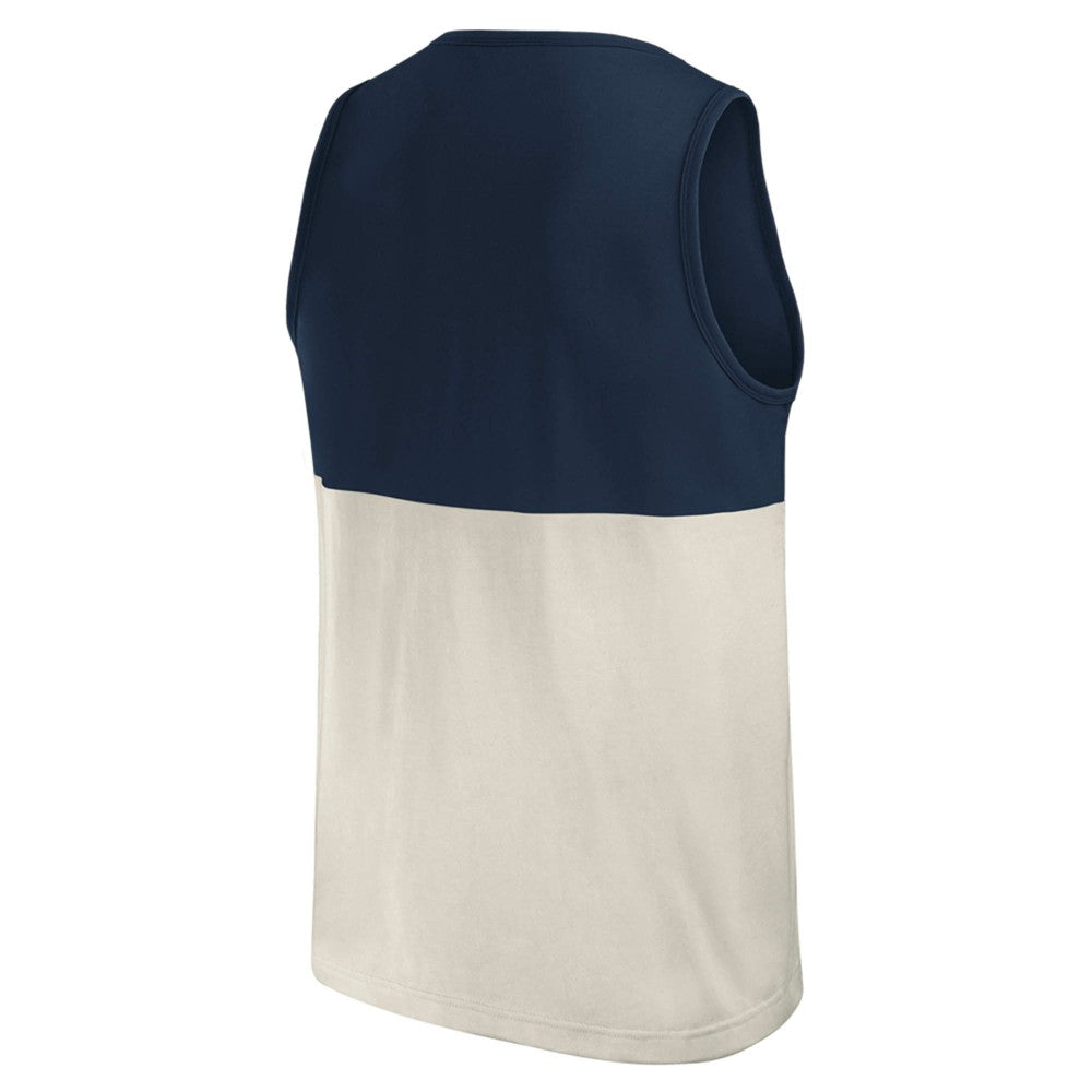 Milwaukee Brewers Darius Rucker Collection Colorblock Tank Top Navy