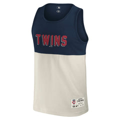Minnesota Twins Darius Rucker Collection Colorblock Tank Top Navy