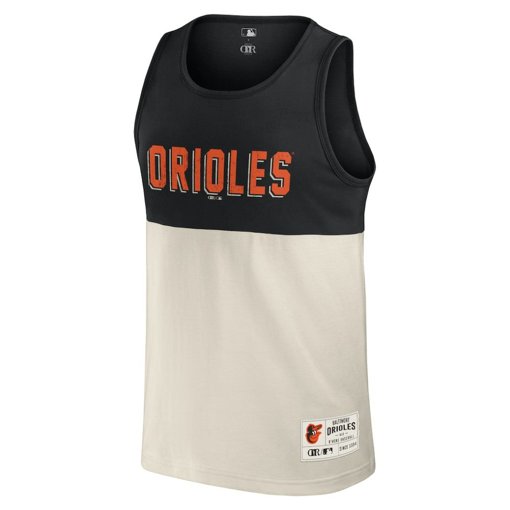 Baltimore Orioles Darius Rucker Collection Colorblock Tank Top Black