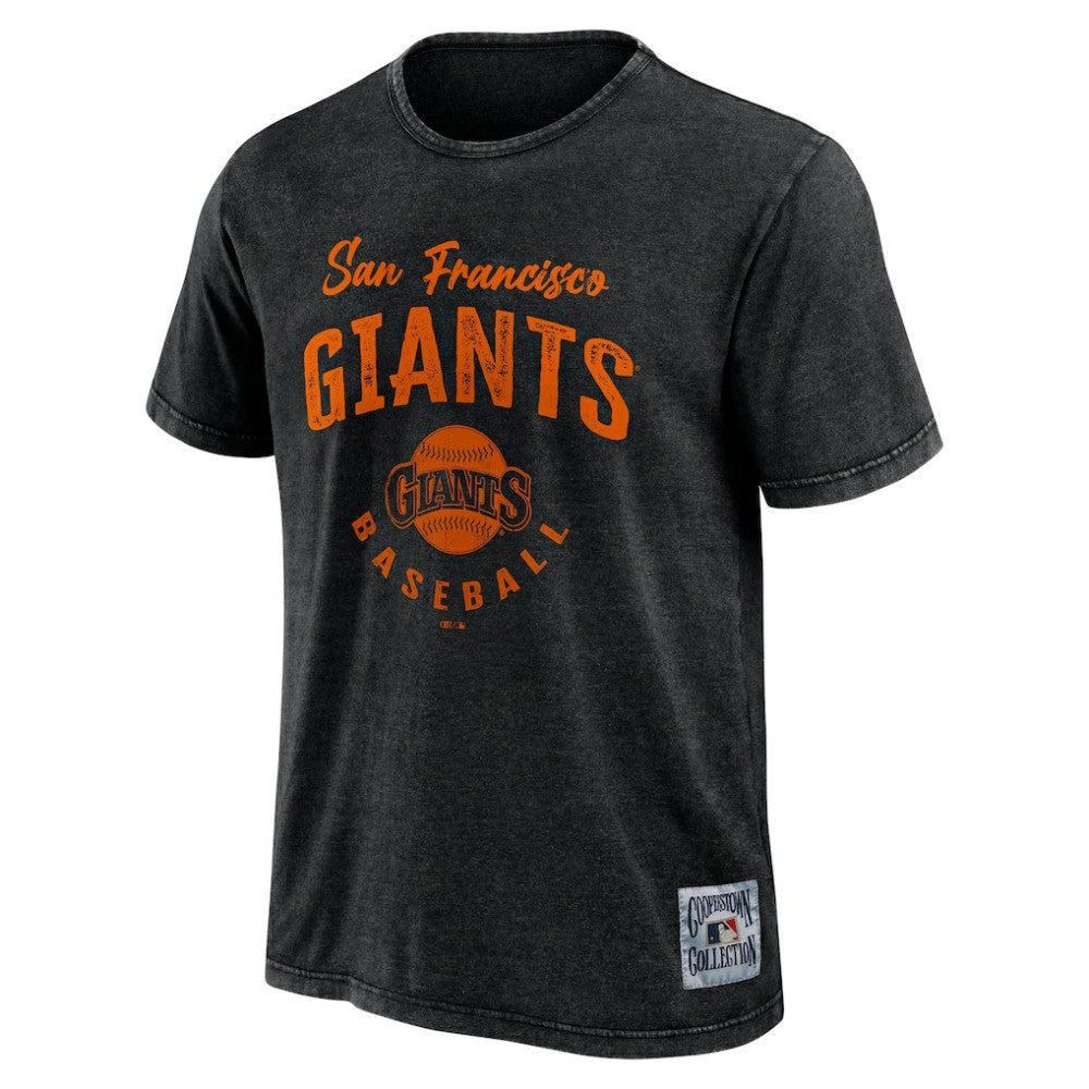 San Francisco Giants Darius Rucker Collection Cooperstown Collection Washed T-Shirt Black