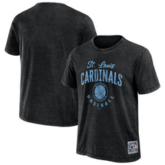 St. Louis Cardinals Darius Rucker Collection Cooperstown Collection Washed T-Shirt Heather Black