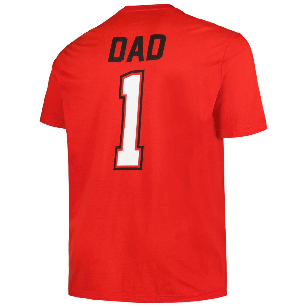 Cincinnati Reds Profile Big & Tall #1 Dad T-Shirt Red