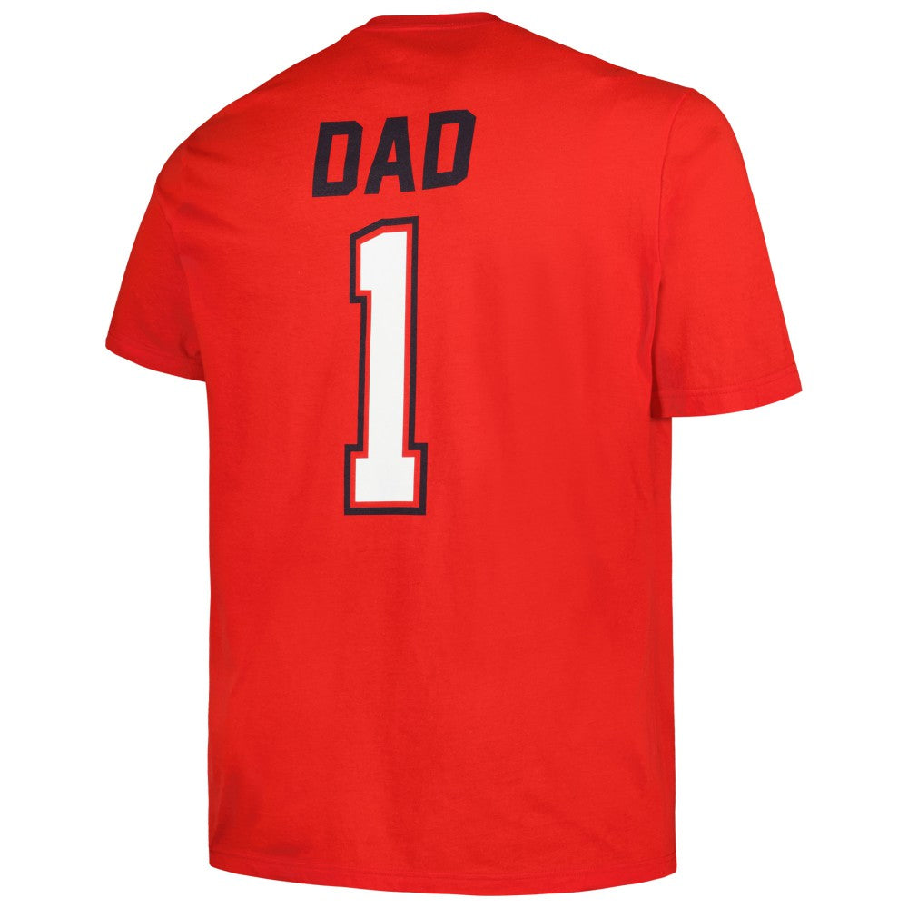St. Louis Cardinals Profile Big & Tall #1 Dad T-Shirt Red