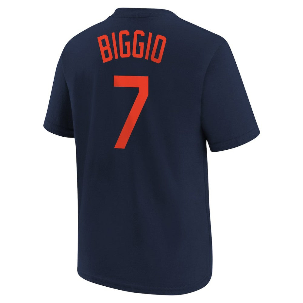 Craig Biggio Houston Astros Youth Cooperstown Collection Name & Number T-Shirt Navy | Nike
