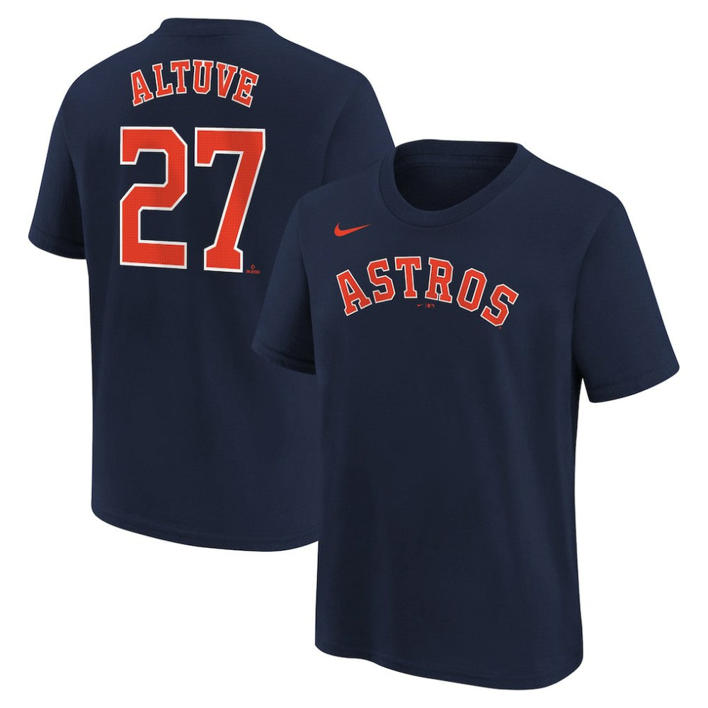 Jose Altuve Houston Astros Youth Name & Number T-Shirt Navy | Nike