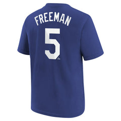 Freddie Freeman Los Angeles Dodgers Youth Name & Number T-Shirt Royal | Nike