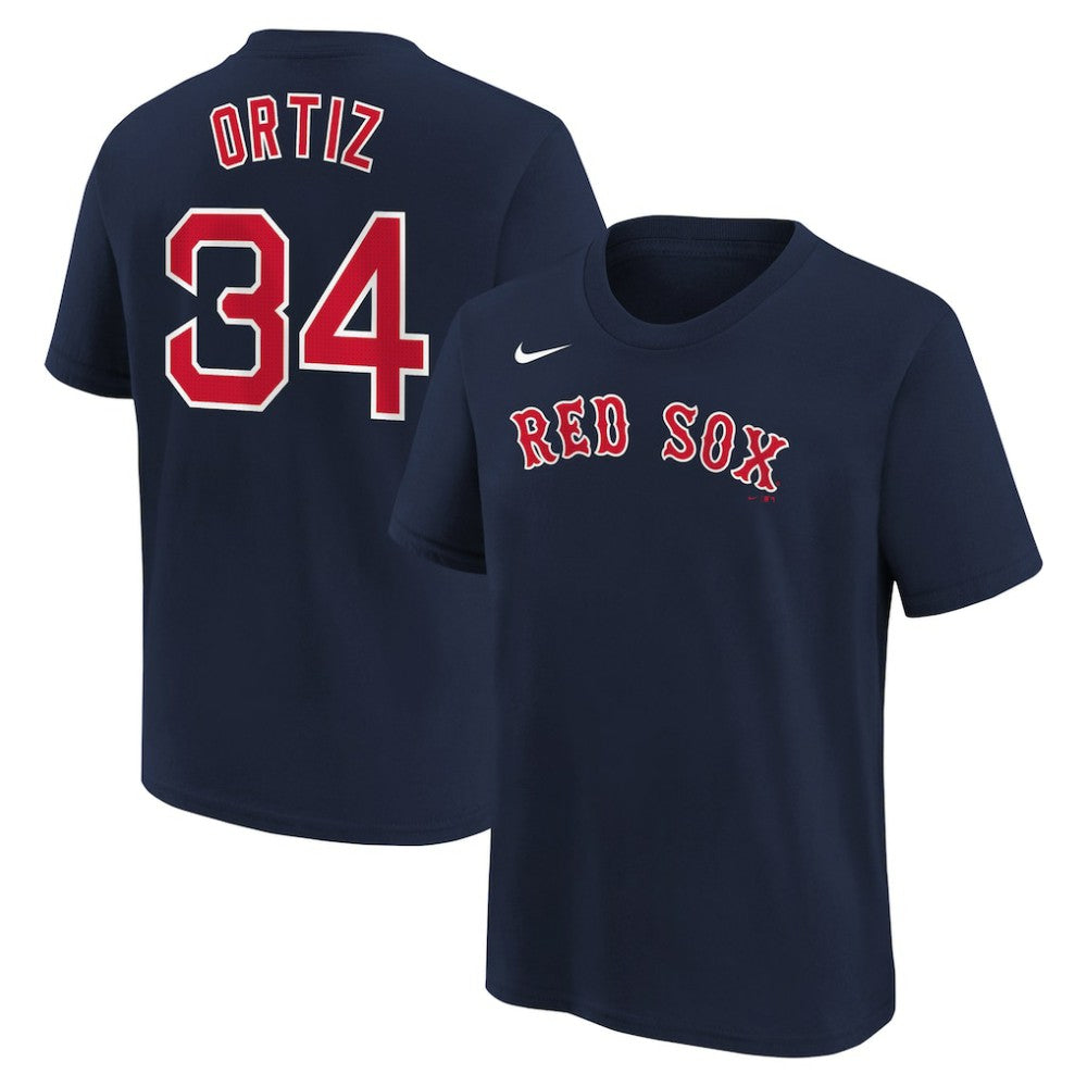 David Ortiz Boston Red Sox Youth Name & Number T-Shirt Navy | Nike