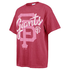 San Francisco Giants Women's Dopamine Tradition T-Shirt Pink | 47 brand