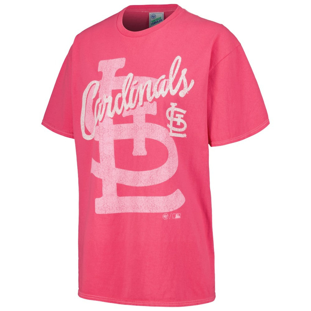 St. Louis Cardinals Women's Dopamine Tradition T-Shirt Pink | 47 brand