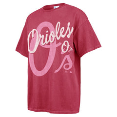 Baltimore Orioles Women's Dopamine Tradition T-Shirt Pink | 47 brand