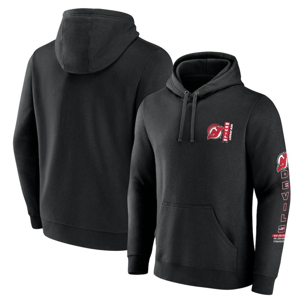 New Jersey Devils Fanatics Revolution Pullover Hoodie Black