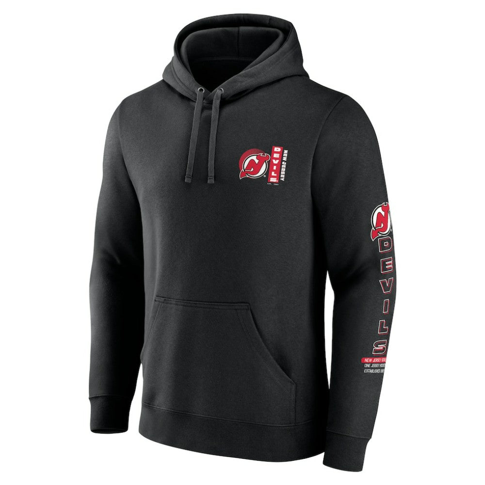New Jersey Devils Fanatics Revolution Pullover Hoodie Black