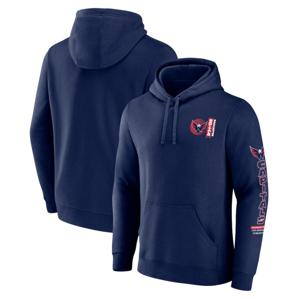 Washington Capitals Fanatics Revolution Pullover Hoodie Navy