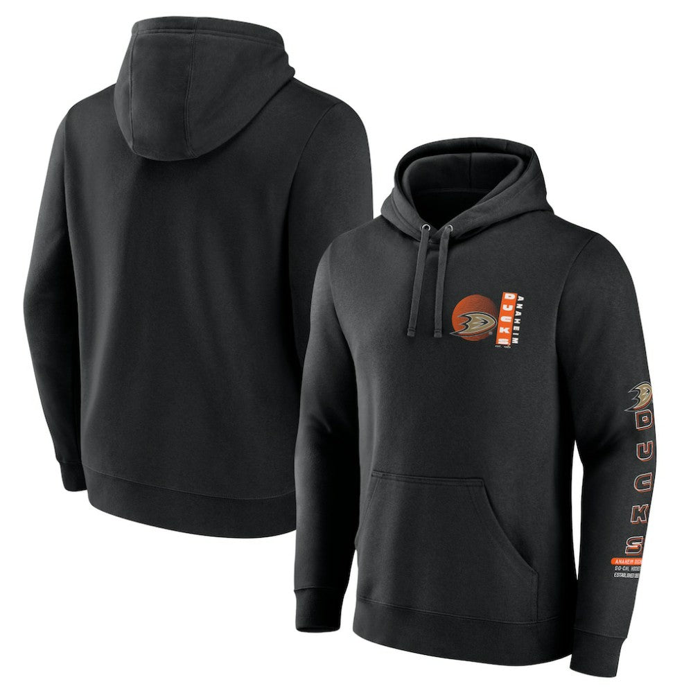 Anaheim Ducks Fanatics Revolution Pullover Hoodie Black