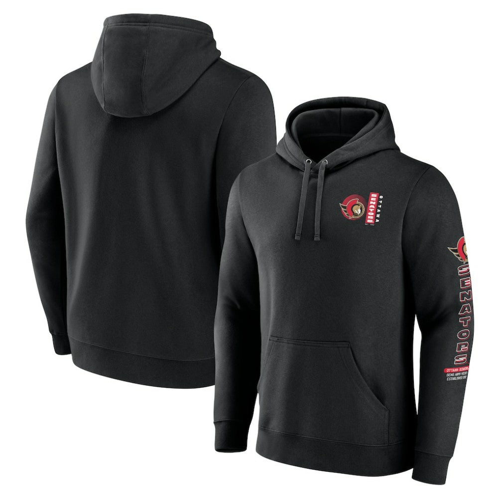 Ottawa Senators Fanatics Revolution Pullover Hoodie Black
