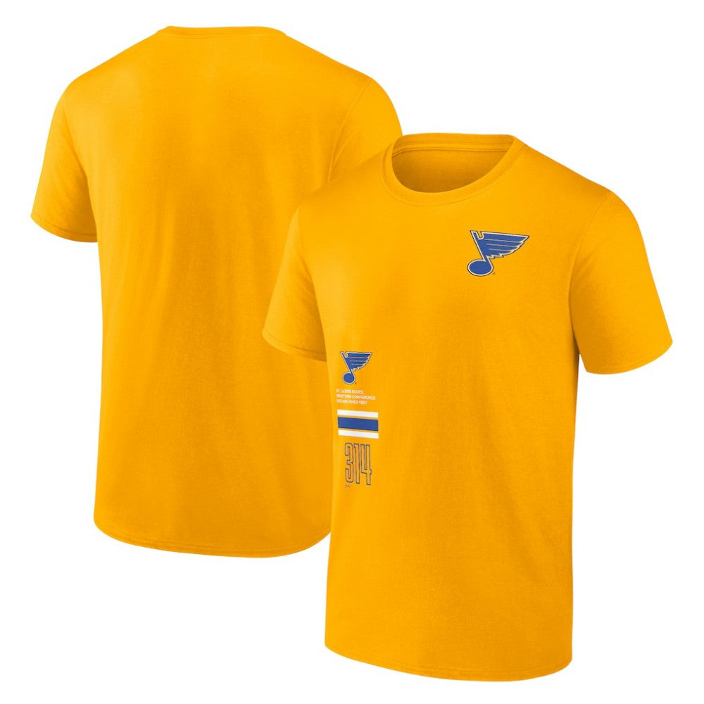 St. Louis Blues Fanatics Represent T-Shirt Gold