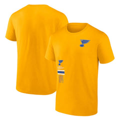St. Louis Blues Fanatics Represent T-Shirt Gold