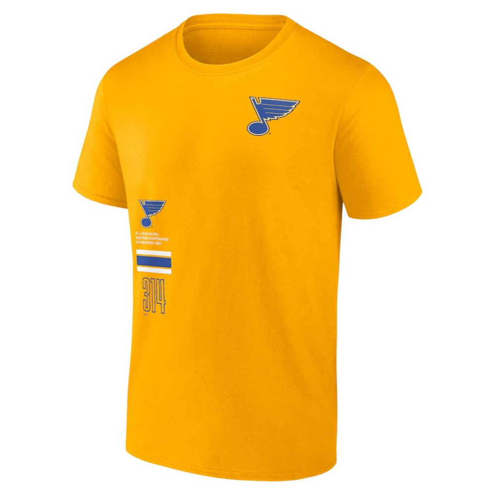 St. Louis Blues Fanatics Represent T-Shirt Gold