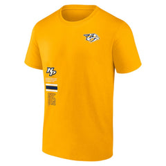 Nashville Predators Fanatics Represent T-Shirt Gold