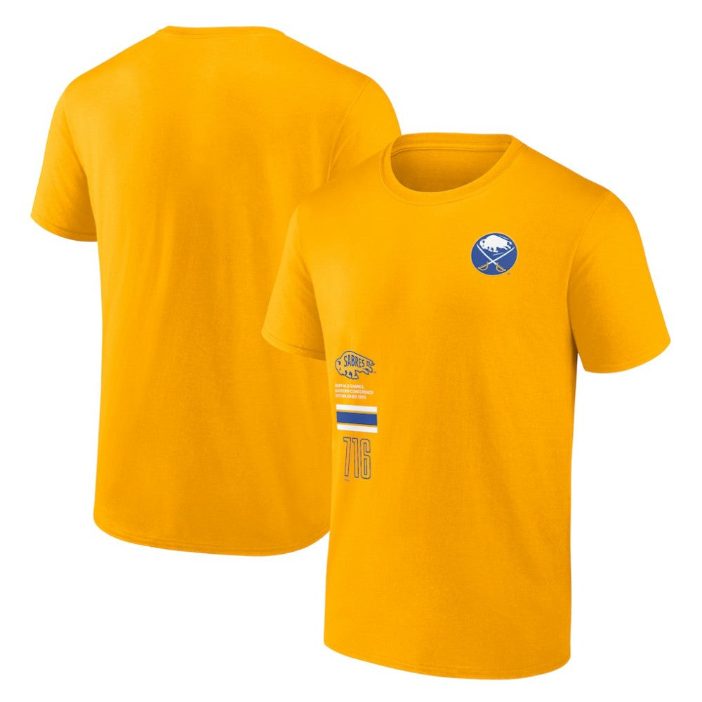 Buffalo Sabres Fanatics Represent T-Shirt Gold