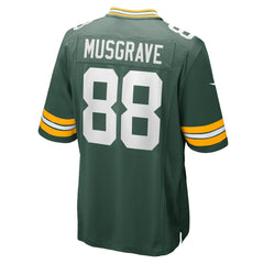 Luke Musgrave Green Bay Packers Game Jersey - Green