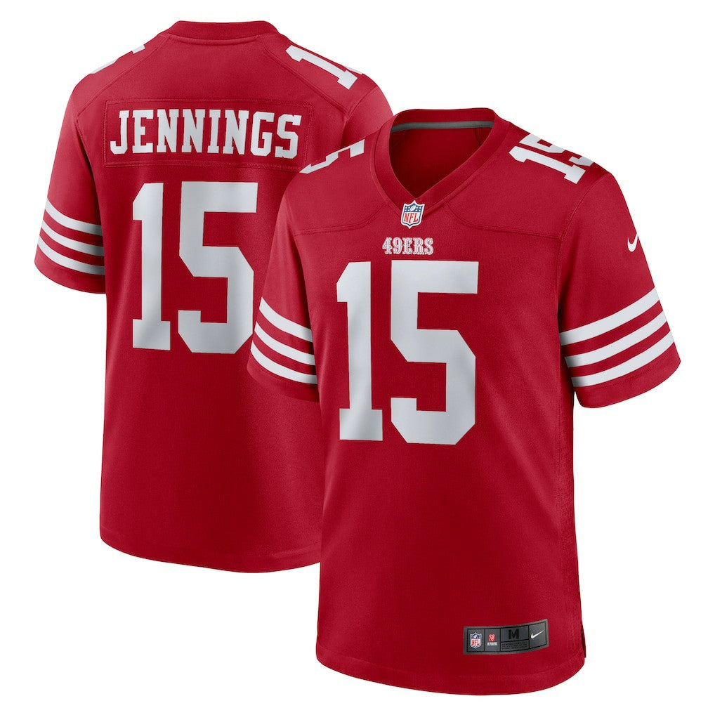 Jauan Jennings San Francisco 49ers Game Jersey - Scarlet