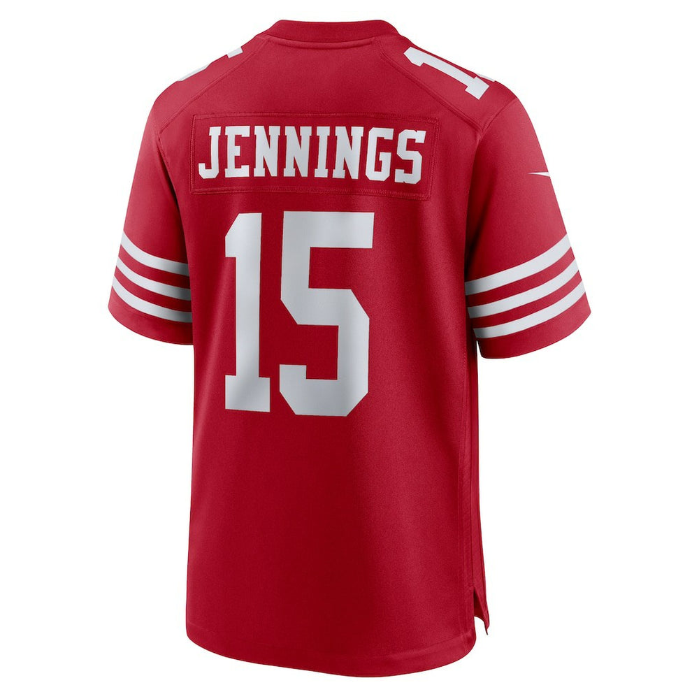 Jauan Jennings San Francisco 49ers Game Jersey - Scarlet