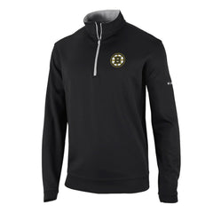 Boston Bruins Columbia Wickham Hills Omni-Wick Quarter-Zip Jacket Black