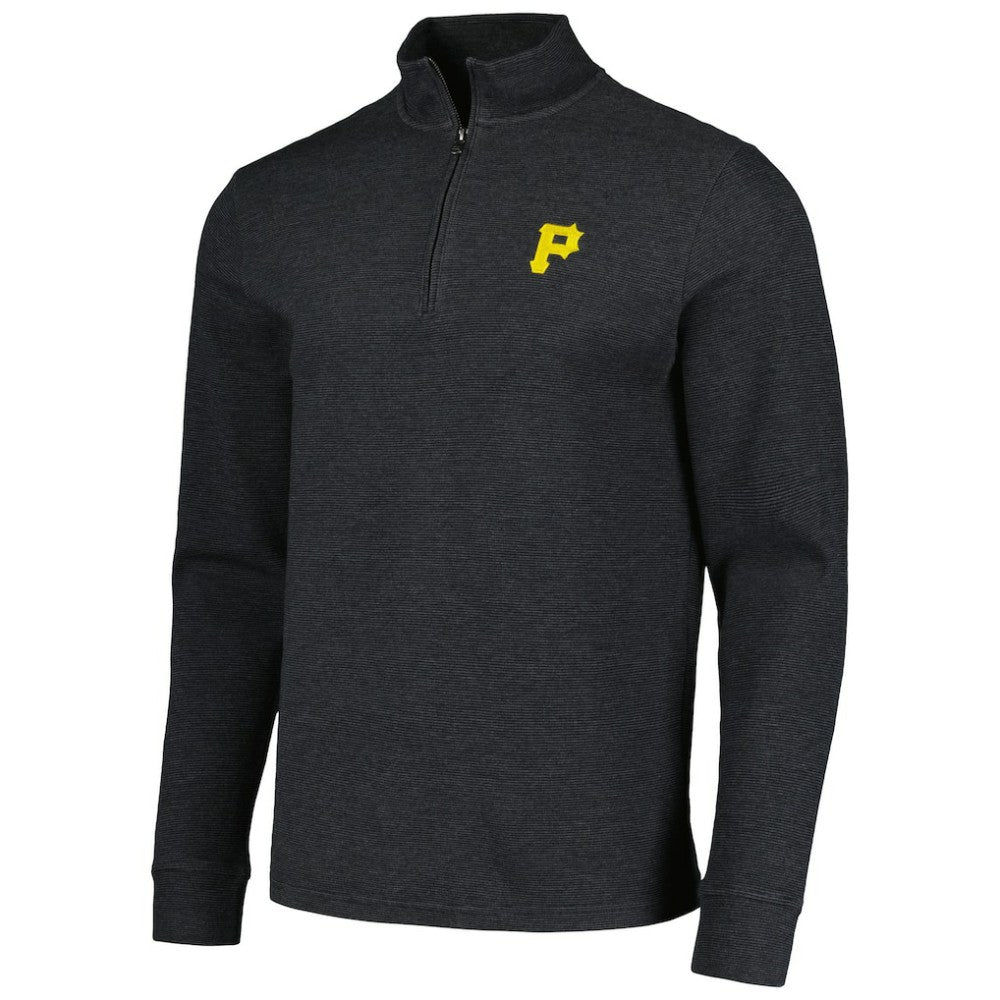 Pittsburgh Pirates Vineyard Vines Saltwater Quarter-Zip Jacket Black
