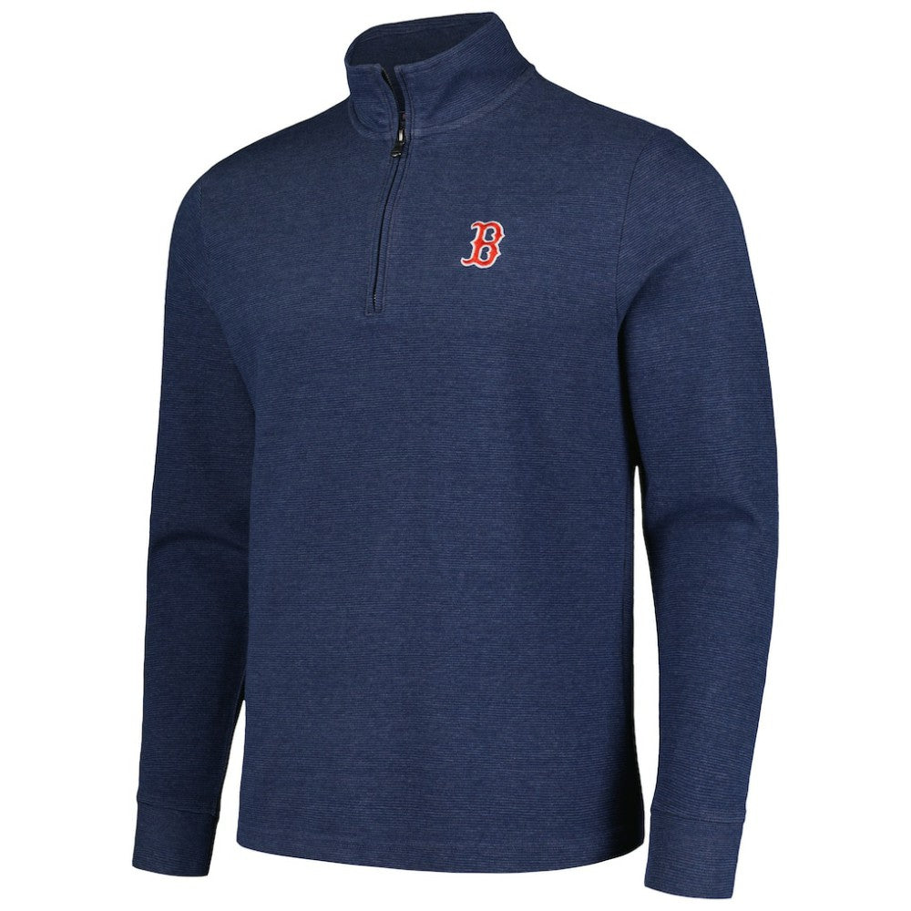 Boston Red Sox Vineyard Vines Saltwater Quarter-Zip Jacket Navy