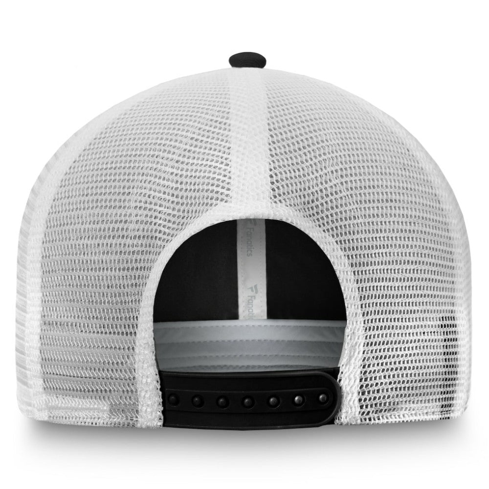 Vegas Golden Knights Fanatics Core Primary Logo Trucker Adjustable Hat Charcoal/White