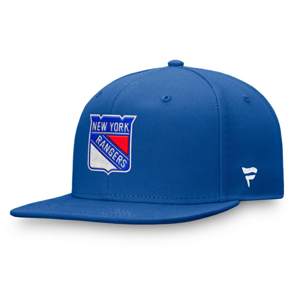 New York Rangers Fanatics Core Primary Logo Fitted Hat Royal