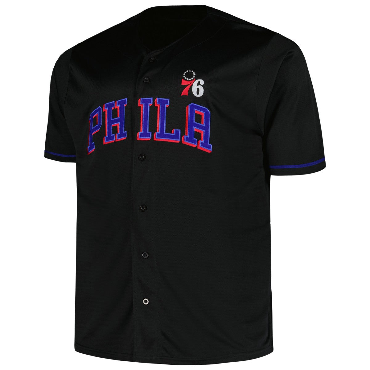 Philadelphia 76ers Profile Big & Tall Pop Jersey - Black shop