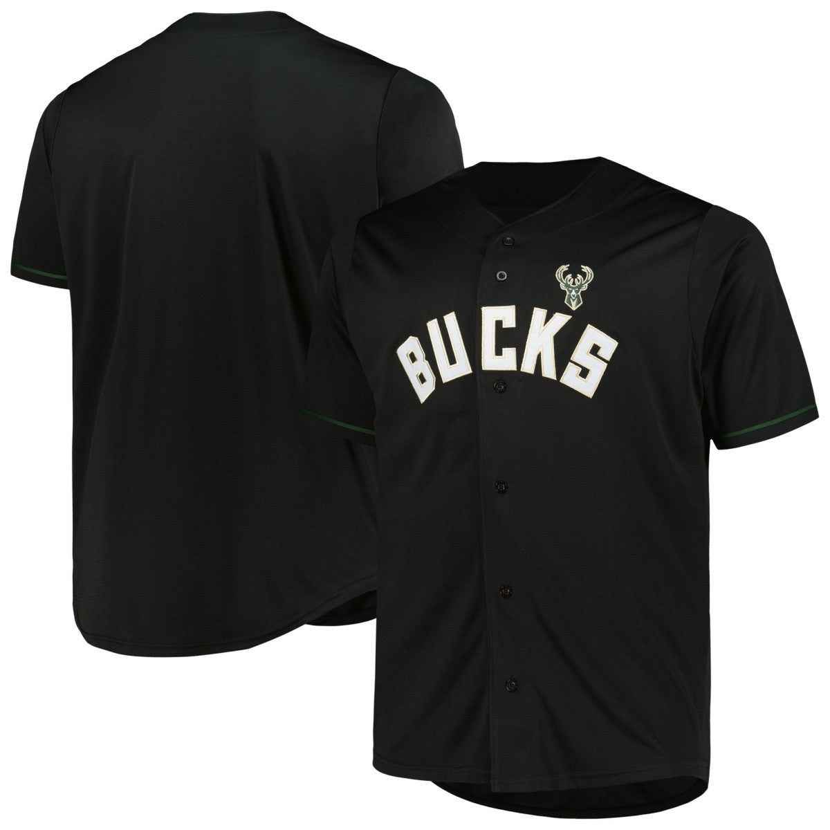 Milwaukee Bucks Profile Big & Tall Pop Jersey - Black on sale