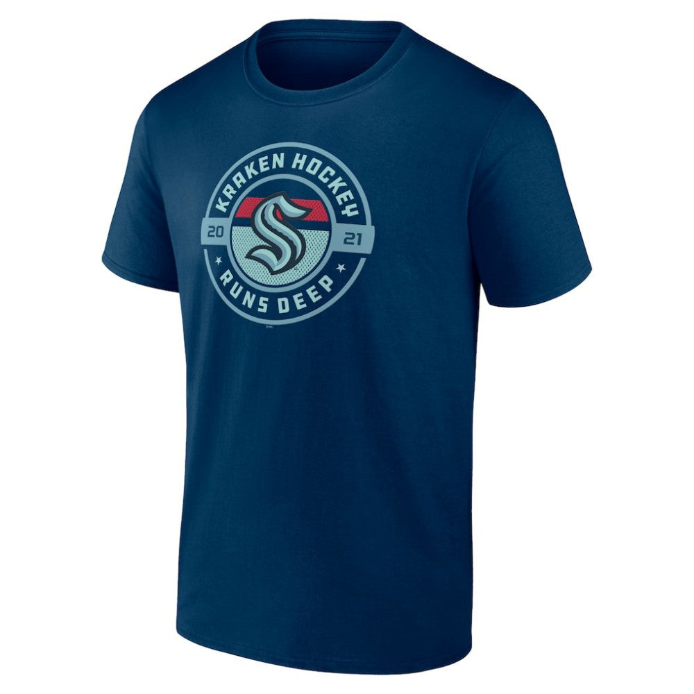 Seattle Kraken Fanatics Local T-Shirt Deep Sea Blue