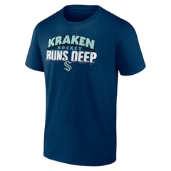 Seattle Kraken Fanatics Local T-Shirt Deep Sea Blue
