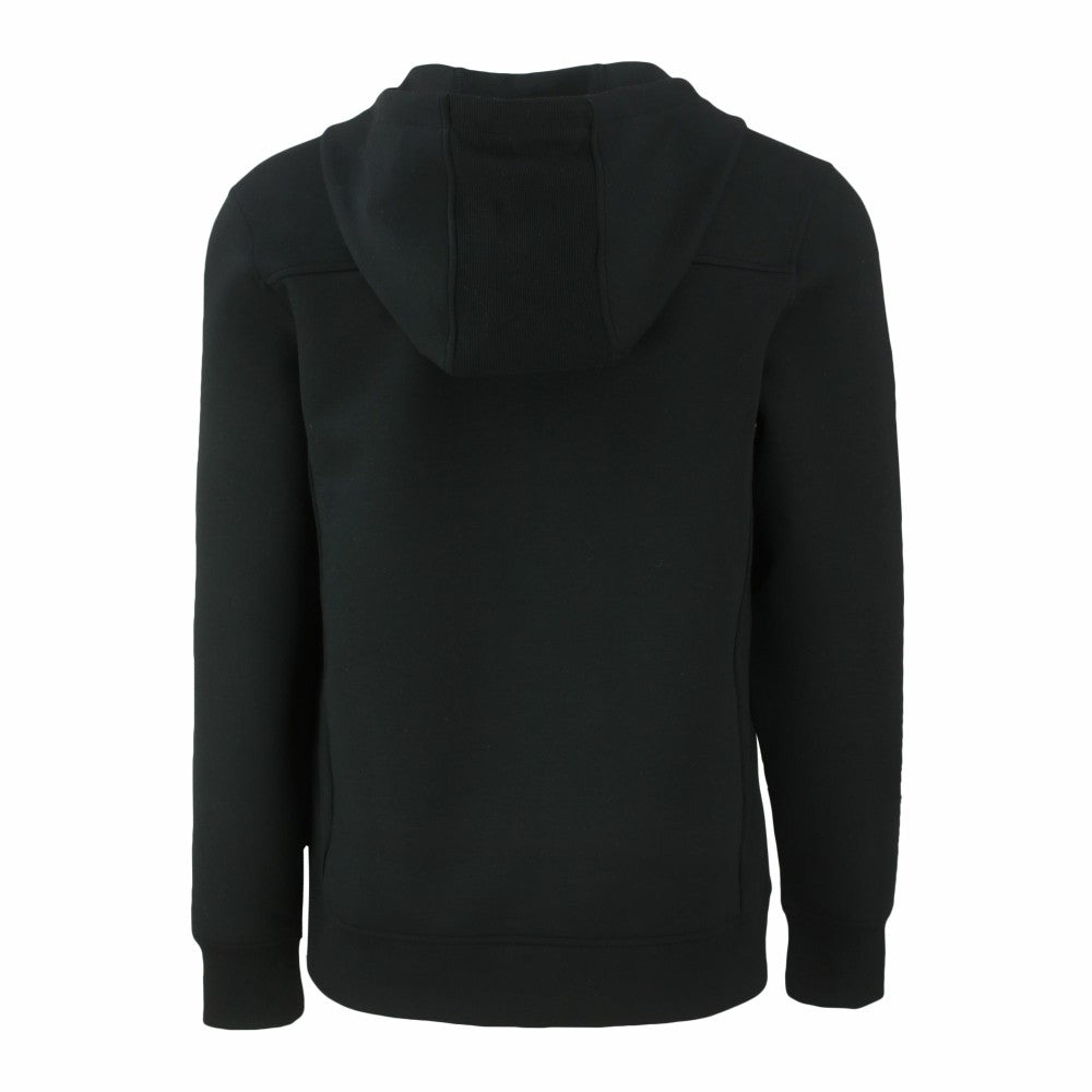 Cincinnati Reds Cutter & Buck City Connect Roam Eco Recycled Half-Zip Pullover Hoodie Black