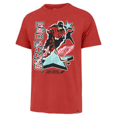 Detroit Red Wings '47 Lamp Lighter Franklin T-Shirt Red