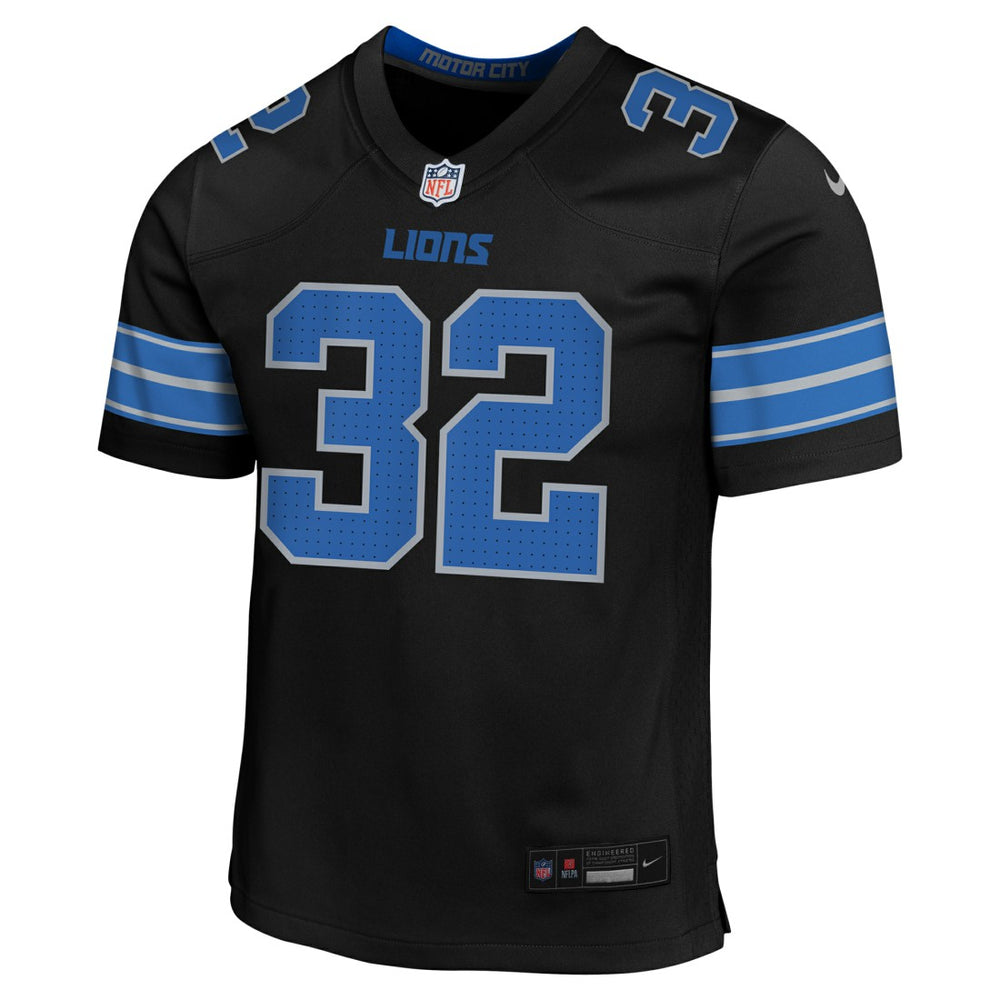 Brian Branch Detroit Lions Youth Game Jersey - Black