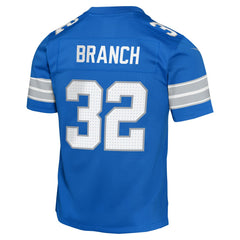 Brian Branch Detroit Lions Youth Game Jersey - Blue