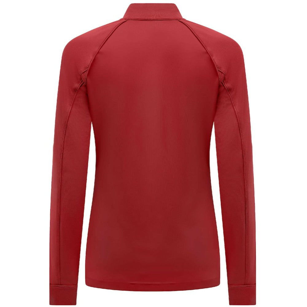 Chicago Blackhawks Levelwear Women's Kinetic Insignia Core Quarter-Zip Pullover Top Red