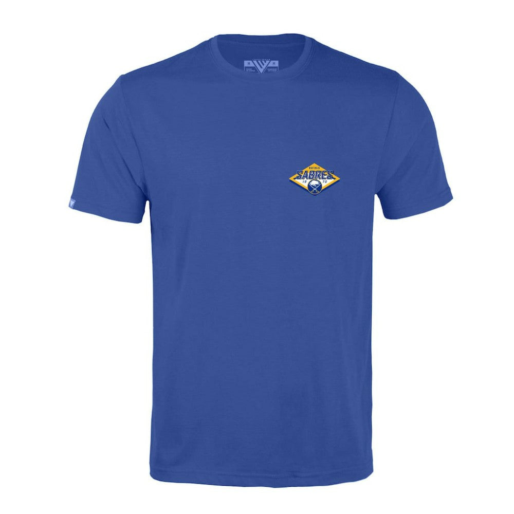 Buffalo Sabres Levelwear Richmond Club Patch 2.0 T-Shirt Royal