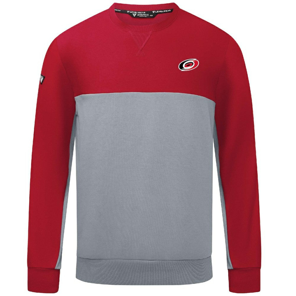 Carolina Hurricanes Levelwear Legacy Insignia Core Sweatshirt Red/Gray