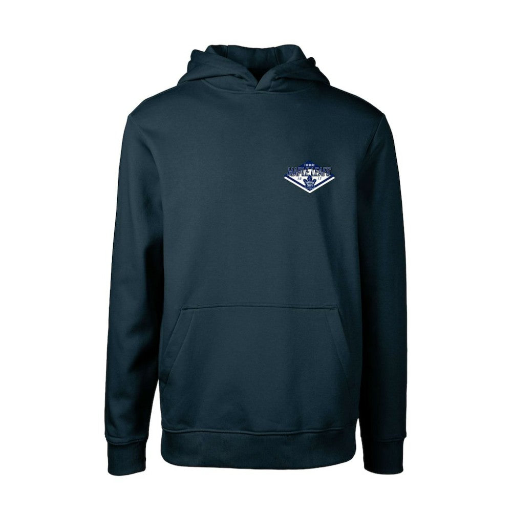 Toronto Maple Leafs Levelwear Youth Podium Club Patch 2.0 Fleece Pullover Hoodie Navy