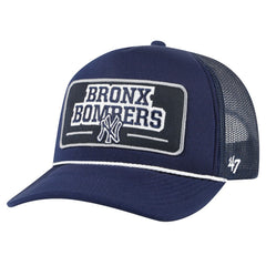 New York Yankees Local Patch Foam Front Trucker Adjustable Hat Navy | 47 brand