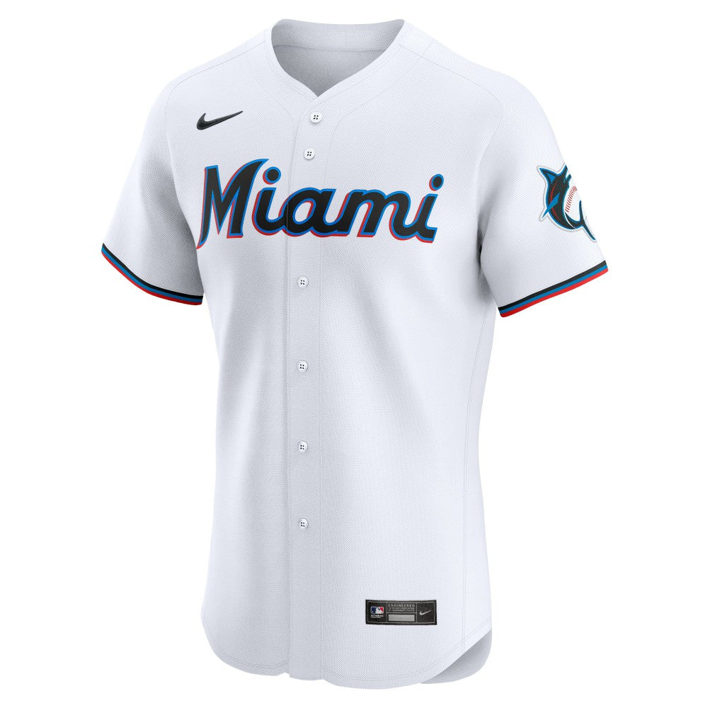 Eury Perez Miami Marlins Home Elite Player Jersey White | Nike